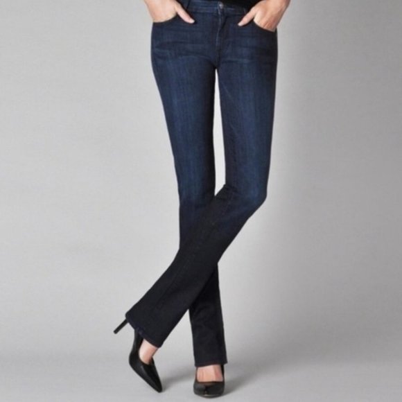 Fidelity Denim - Fidelity Jeans Rev Straight Leg Mid Rise Bowery Dark Blue 24